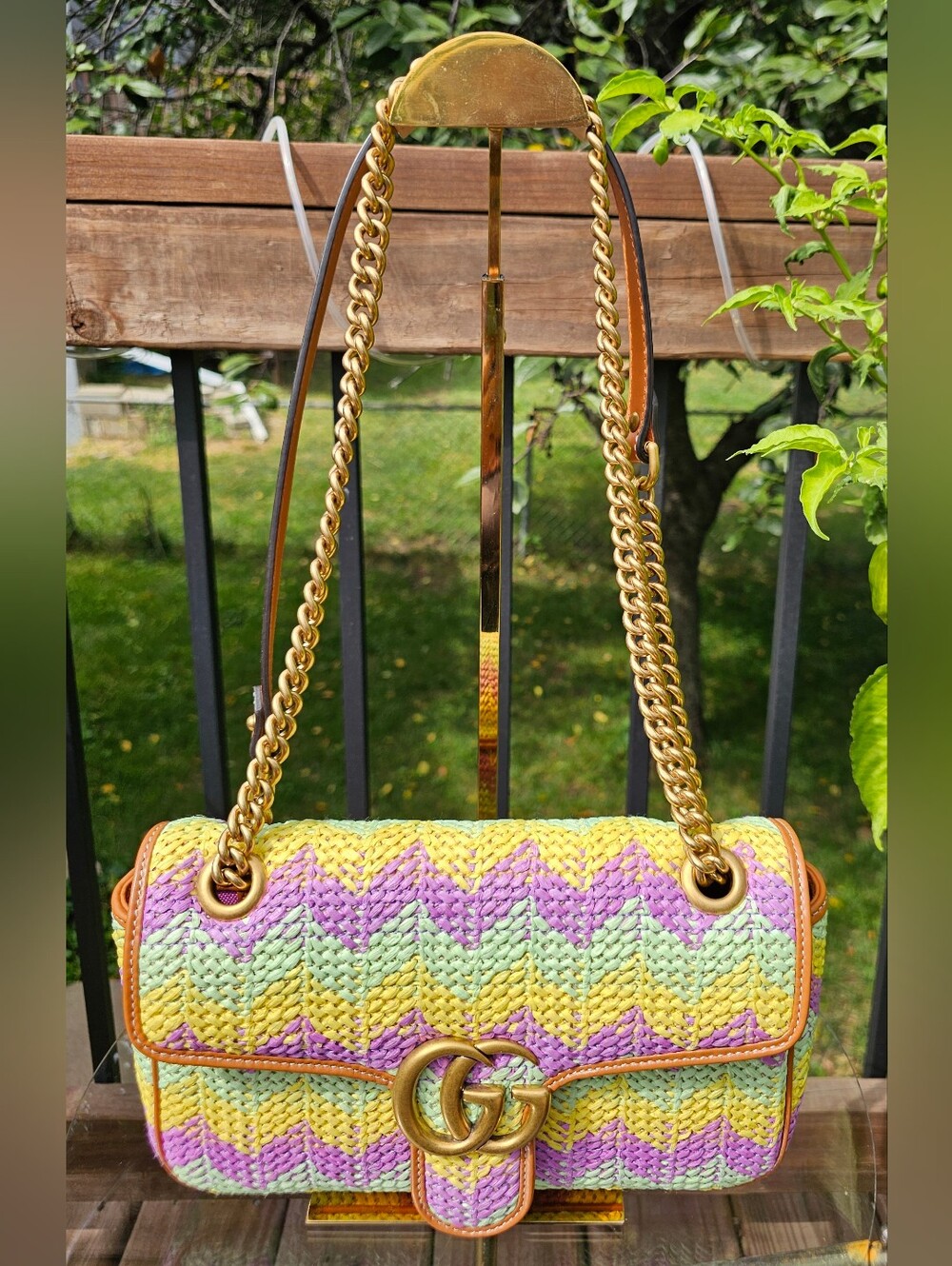 Gucci Marmont Rafia